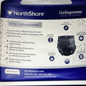 Large Black Go Supreme Protective Underwear